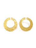 Momentlover Solid Color Hollow Geometric Drop Earrings