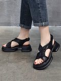 Momentlover Open Toe Sandals Platform Shoes