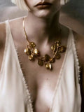 Solid Color Leaves Shape Necklaces Accessories