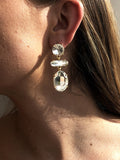 Momentlover Original Statement Contrast Color Earrings