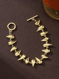Momentlover Solid Color Geometric Bracelet Accessories
