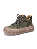 Momentlover Tied Round-Toe Shoes Booties