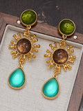 Momentlover Multi-Colored Geometric Earrings Accessories