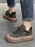 Momentlover Tied Round-Toe Shoes Booties