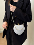 Momentlover Shiny Heart Shape Handbags Crossbody Bags Bags