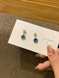 Momentlover Vintage Geometry Flower Shape Earrings Accessories