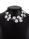 Solid Color Leaves Shape Necklaces Accessories