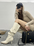 Momentlover Split-Joint Pointed-Toe Boots