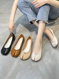 Momentlover Shallow Cut Round Cut Cloven Flats