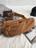 Momentlover Simple Solid Color Bags Accessories