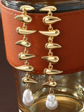 Momentlover Geometric Drop Earrings