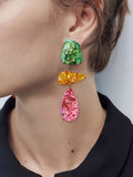 Momentlover Geometric Drop Earrings