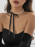Momentlover Tied Handmade Bowknot Necklaces Accessories Bracelet Accessories
