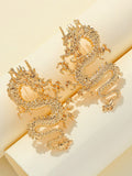 Momentlover Solid Color Animal Shape Drop Earrings