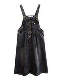Momentlover Original Sleeveless With Pocket Denim Dress