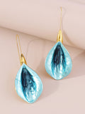 Momentlover Flower Shape Drop Earrings