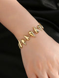 Momentlover Solid Color Geometric Bracelet Accessories