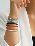 Momentlover Multi-Colored Beads Bracelet Accessories