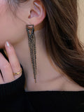 Momentlover Original Statement Rhinestone Geometric Earrings