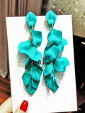 Momentlover Stylish Tasseled Acrylic Earrings Accessories