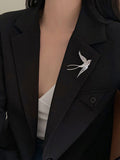 Momentlover Solid Color Animal Shape Brooch Accessories