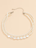Original Vintage Multi-Layered Pearl Necklace