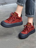 Momentlover Tied Round-Toe Shoes Booties