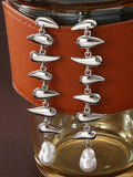 Momentlover Geometric Drop Earrings