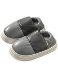 Momentlover Casual Non-Slip Keep Warm Waterproof Flat Shoes