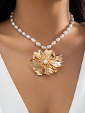 Flower Shape Beaded Necklaces Accessories
