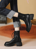 Momentlover Split-Joint Lace-Up Dr. Martens Boots Boots