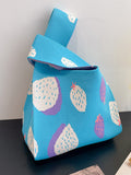 Momentlover Woven Contrast Color Handbags Bags