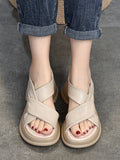 Momentlover Open Toe Sandals Platform Shoes