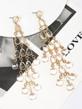 Momentlover Tasseled Drop Earrings