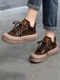Momentlover Tied Round-Toe Shoes Booties