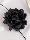 Flower Shape Lace-up Dainty Necklace Accessories
