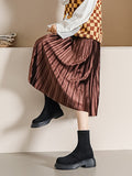 Momentlover Split-Joint Round-Toe Boots