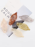 Momentlover Solid Color Hollow Geometric Hair Clips