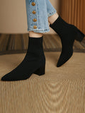 Momentlover Split-Joint Sock Boots Boots