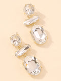 Momentlover Original Statement Contrast Color Earrings