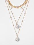 Original Vintage Statement Geometric Chains Necklace