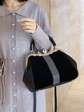 Momentlover Split-Joint Sequined Geometric Handbags Crossbody Bags Bags