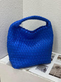 Momentlover Woven Solid Color Handbags Bags