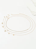 Momentlover Triple Layered Chains Butterfly Shape Waist Chain Accessories