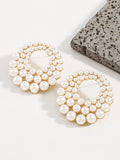 Momentlover Hollow Geometric Drop Earrings