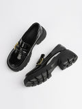 Momentlover Split-Joint Round-Toe Loafers
