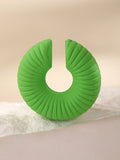 Momentlover Solid Color Geometric Ear Clip