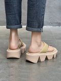 Momentlover Split-Joint Wedges & Flatform Shoes Slippers