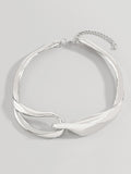 Solid Color Hollow Geometric Necklaces Accessories