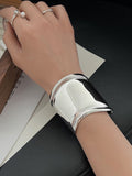 Momentlover Solid Color Geometric Irregularity Bracelet Accessories